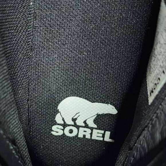 Sorel Hi Line Hiker Boot in Black Jet Leather - Picture 7 of 8